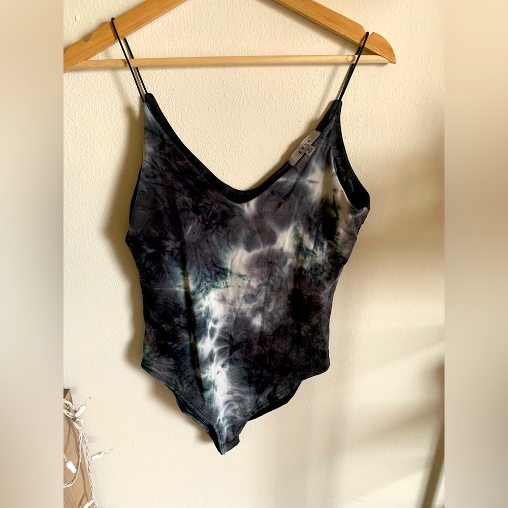 Black and white bodysuit